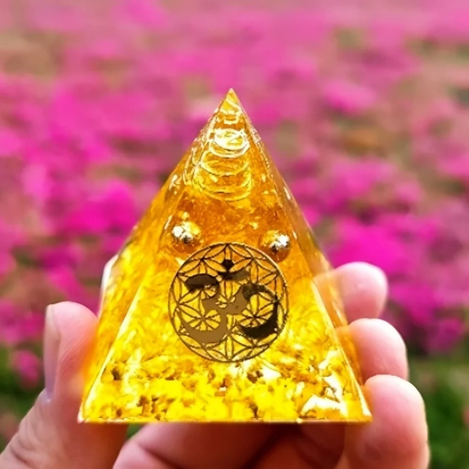 Mystery 5cm Crystal Energy Pyramid