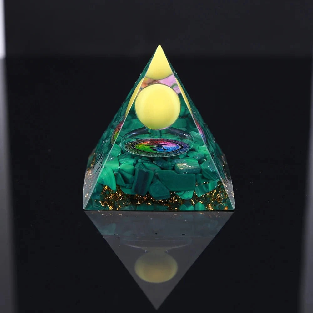 Mystery 5cm Crystal Energy Pyramid