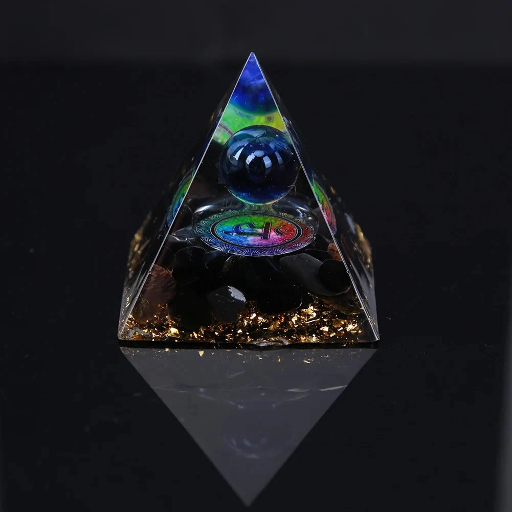 Mystery 5cm Crystal Energy Pyramid