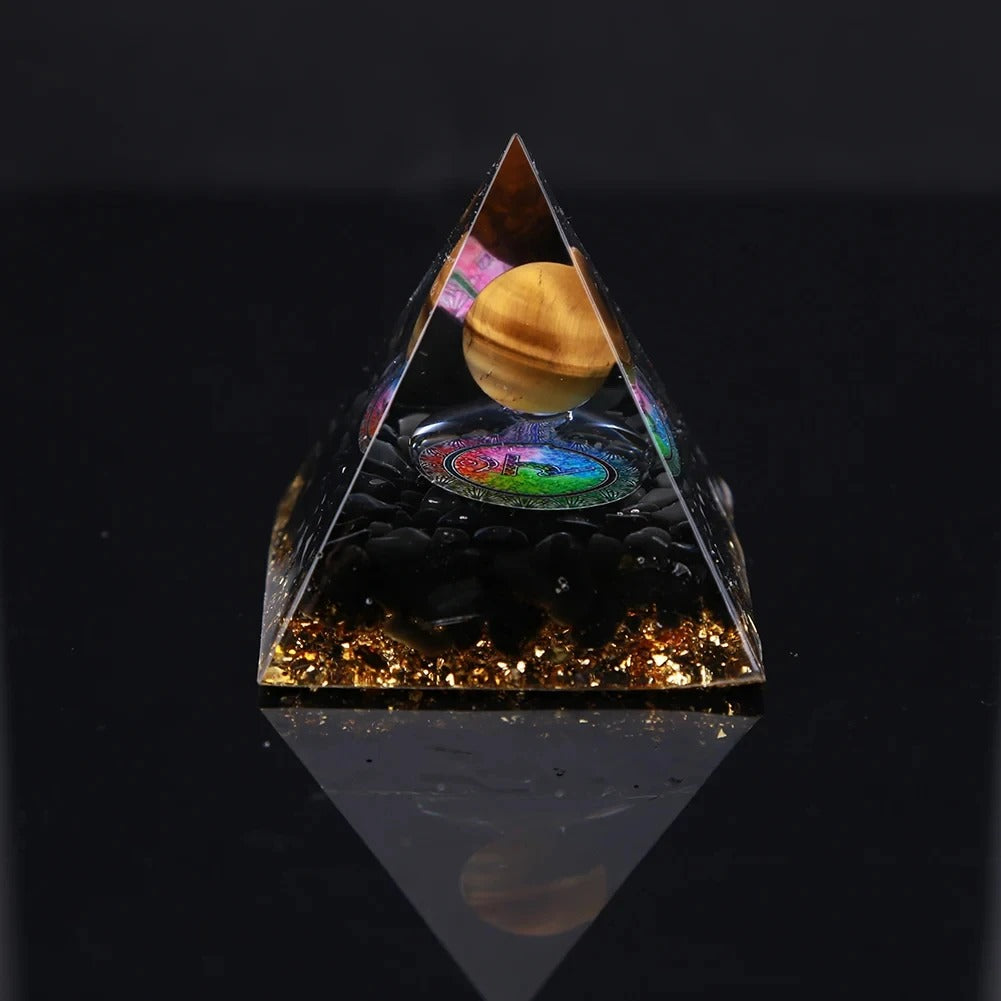 Mystery 5cm Crystal Energy Pyramid