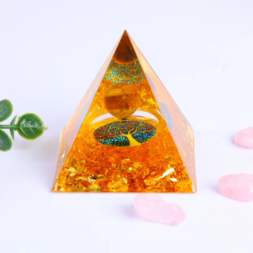 Mystery 5cm Crystal Energy Pyramid