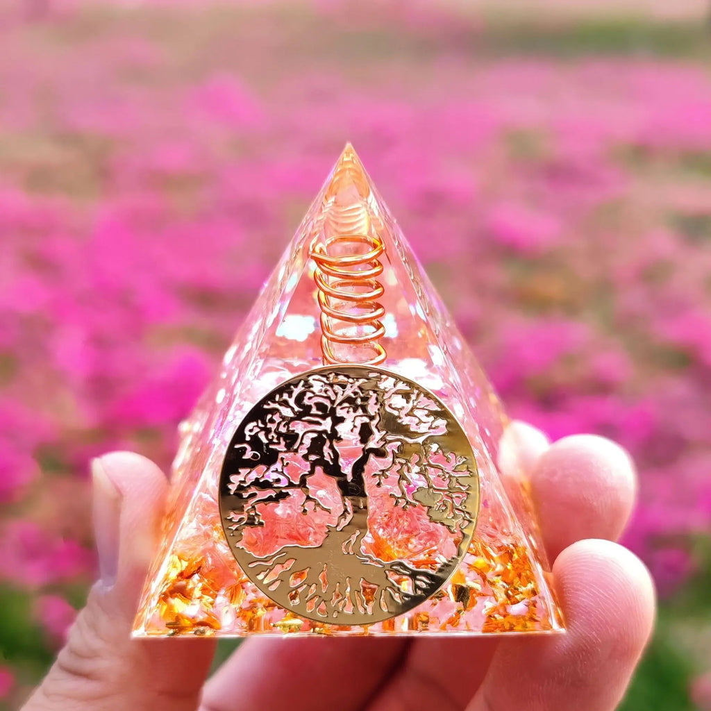 Mystery 5cm Crystal Energy Pyramid