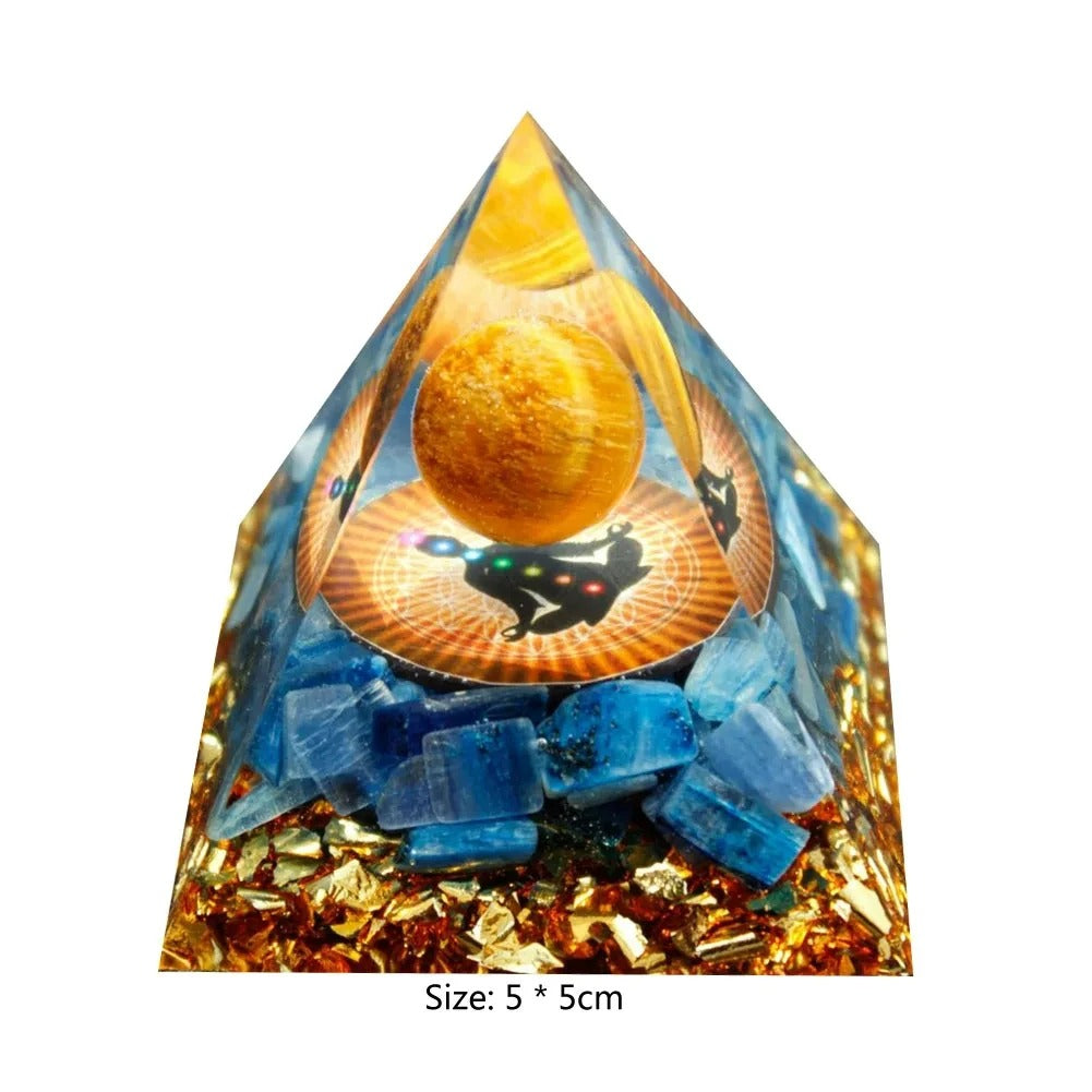 Mystery 5cm Crystal Energy Pyramid