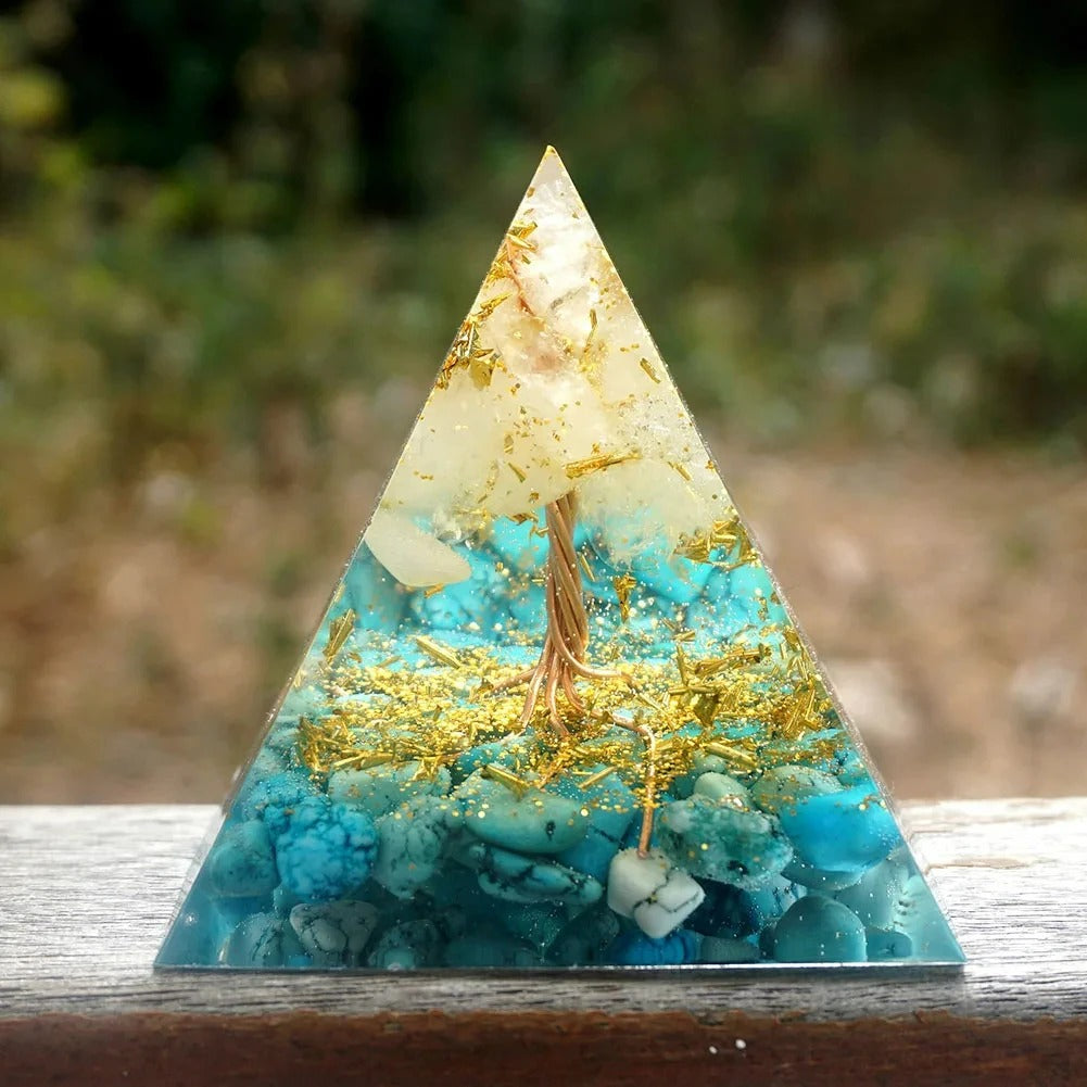 Mystery 5cm Crystal Energy Pyramid