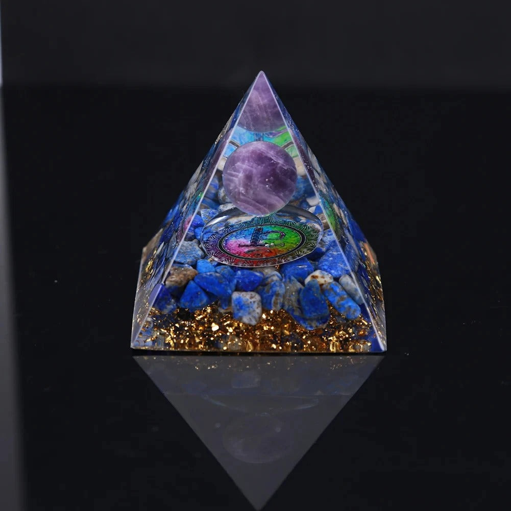 Mystery 5cm Crystal Energy Pyramid
