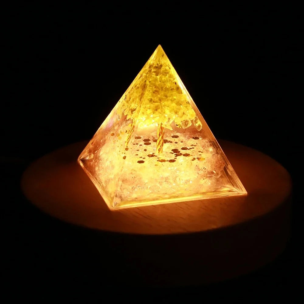 Mystery 5cm Crystal Energy Pyramid